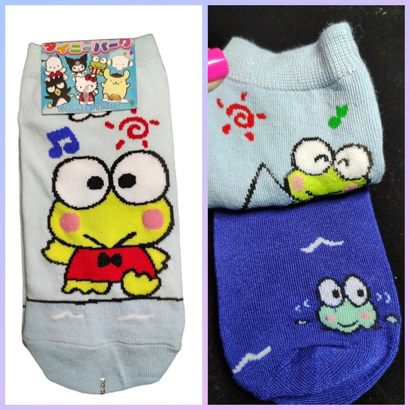 Sanrio Accessories - Keroppi Adult Socks 2 Pair